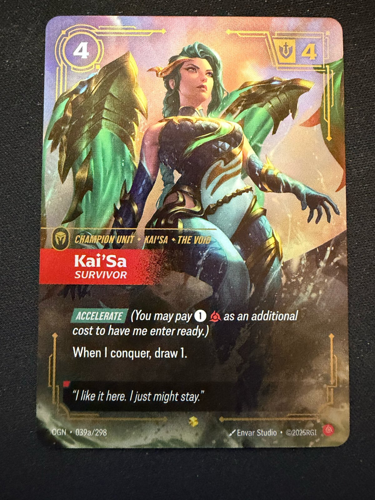 Kai'Sa, Survivor
