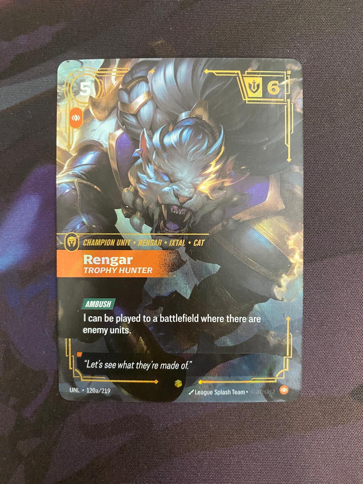 Rengar, Trophy Hunter