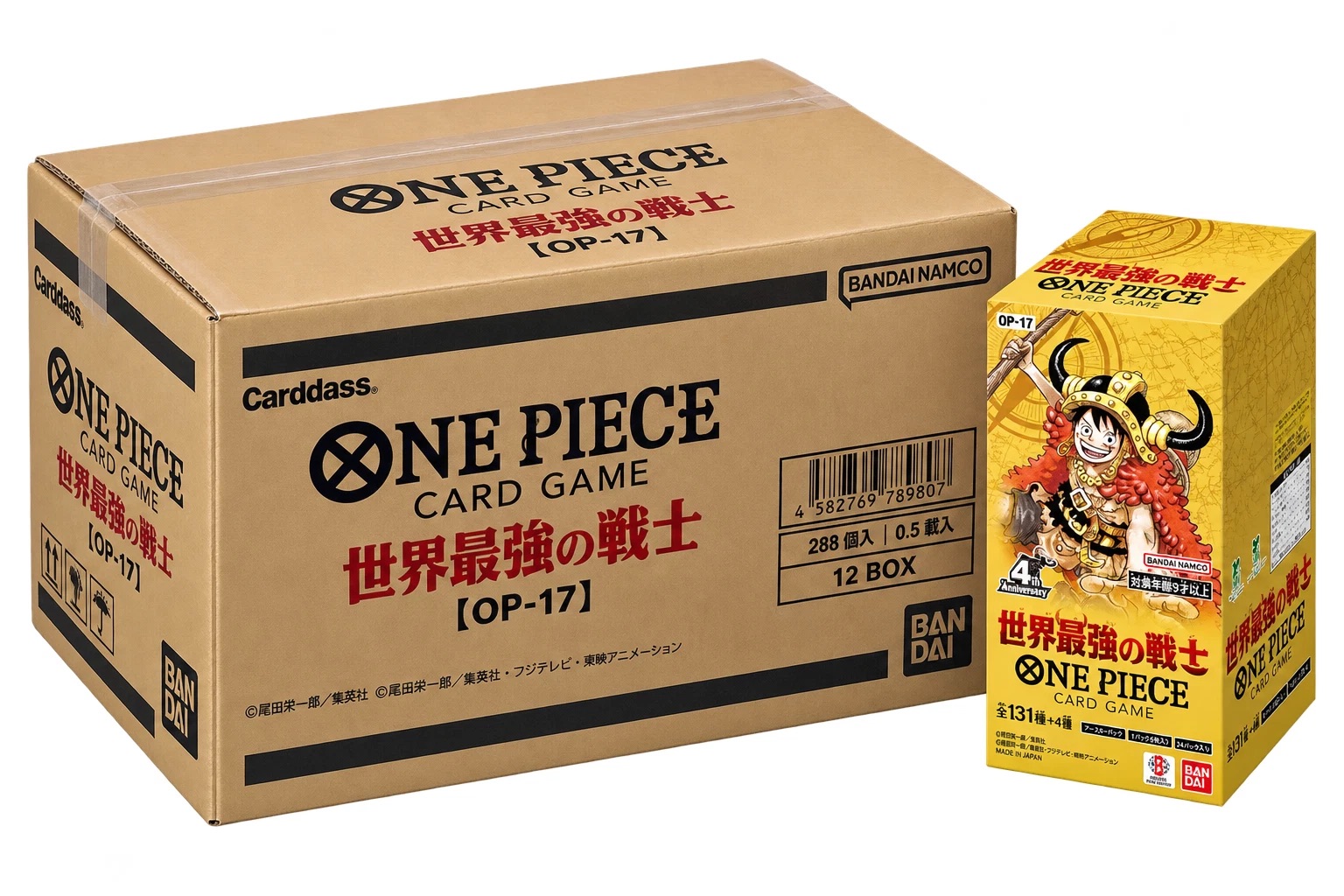 One Piece TCG: (1 Case)The World's Strongest Warriors [OP-17] 